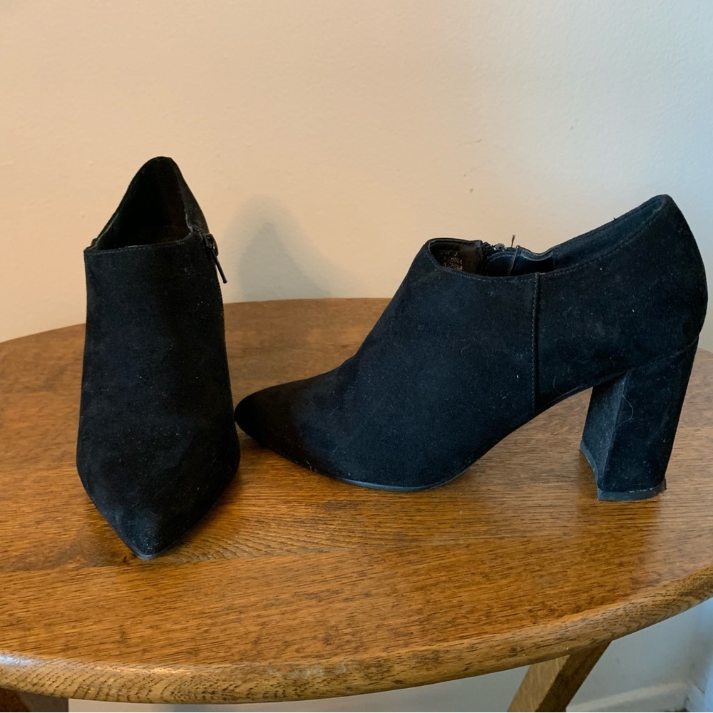 Forever 21 black heel boots